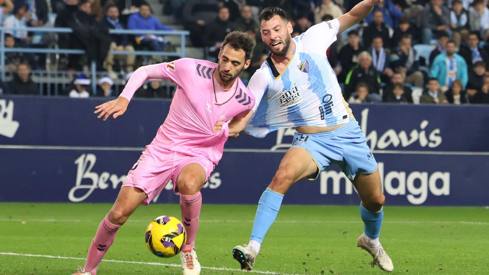 El Málaga CF-Eldense, en fotos