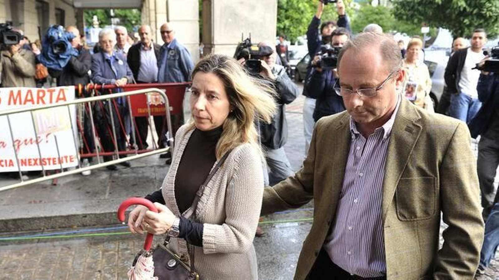 Eva Casanueva y Antonio del Castillo, padres de Marta del Castillo.