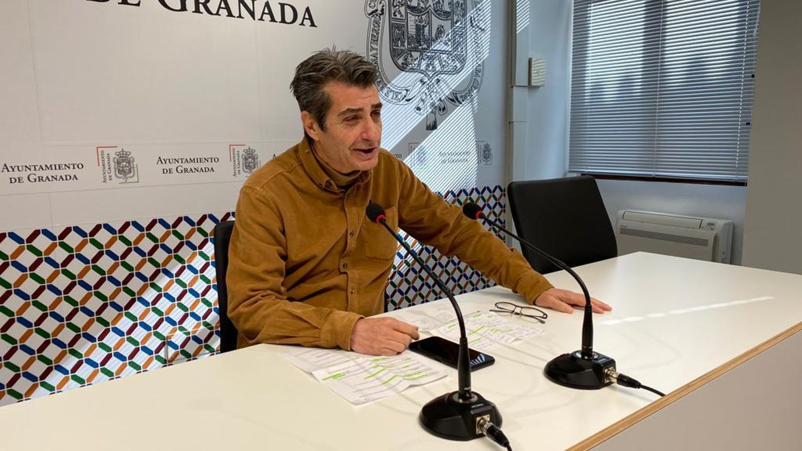 Antonio Cambril, en la rueda de prensa.