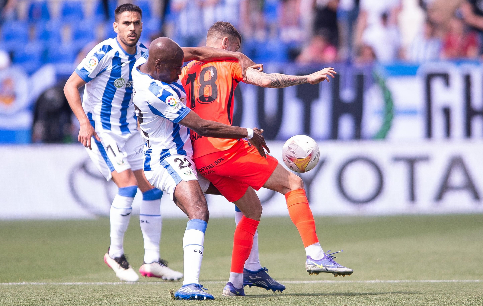 Las fotos del Leganés - Málaga CF