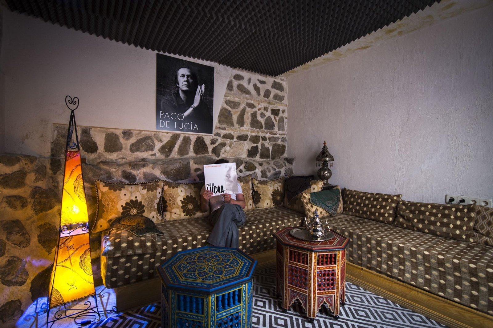 Rincones de la casa de Paco de Lucía en Toledo