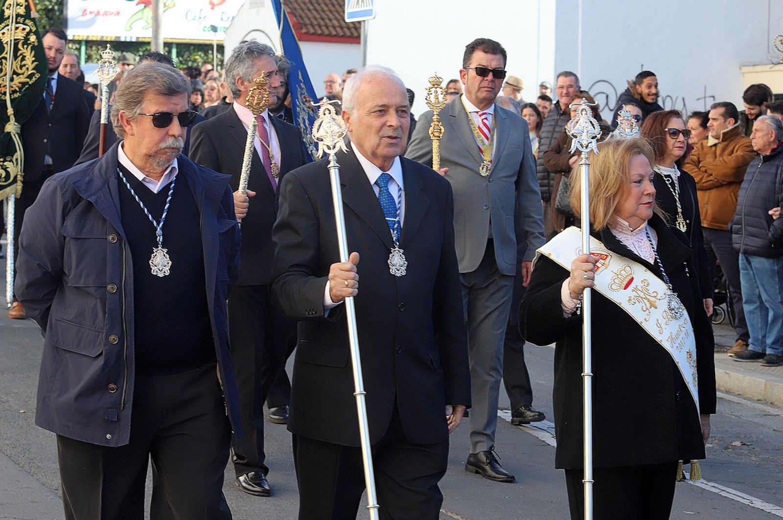 Imágenes de la procesión de San Sebastián en Huelva