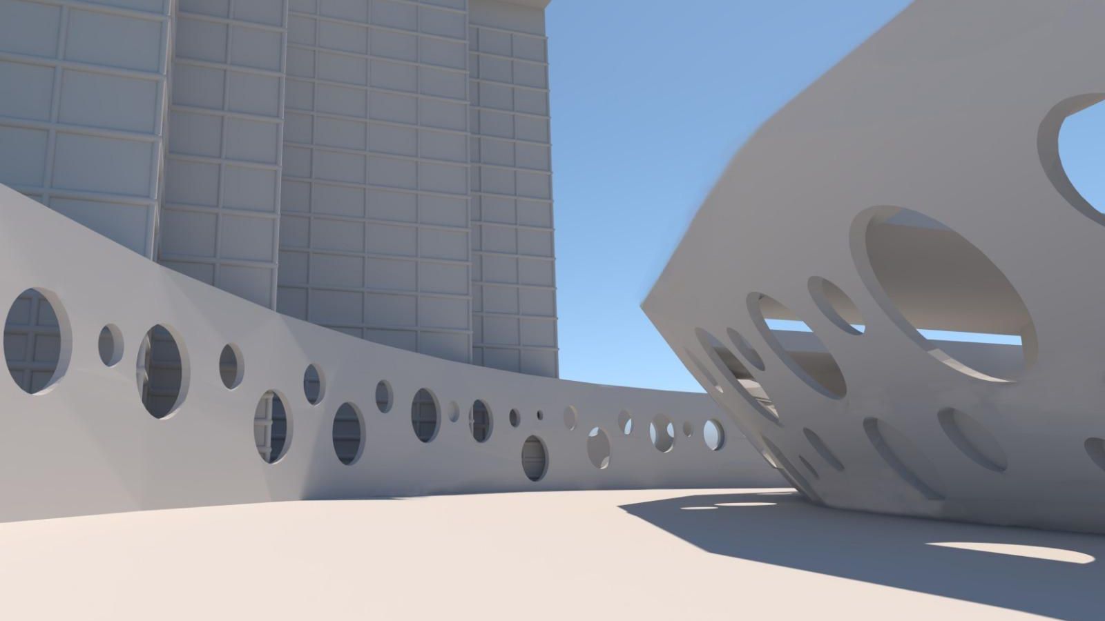 Detalle del diseño arquitectónico ideado por Antonio Moneo