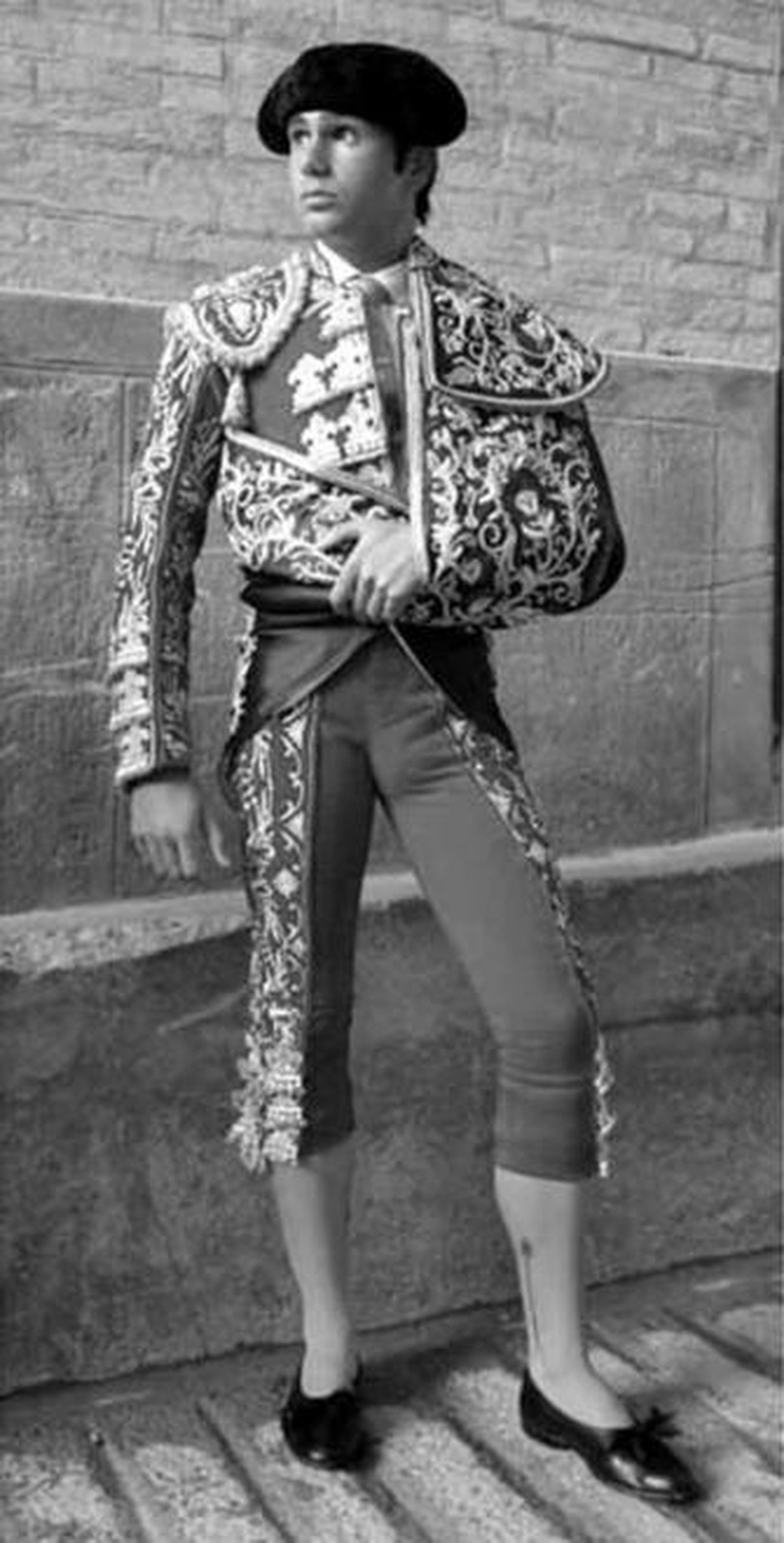 Salvador Vega, en el patio de caballos de la plaza de Zaragoza.