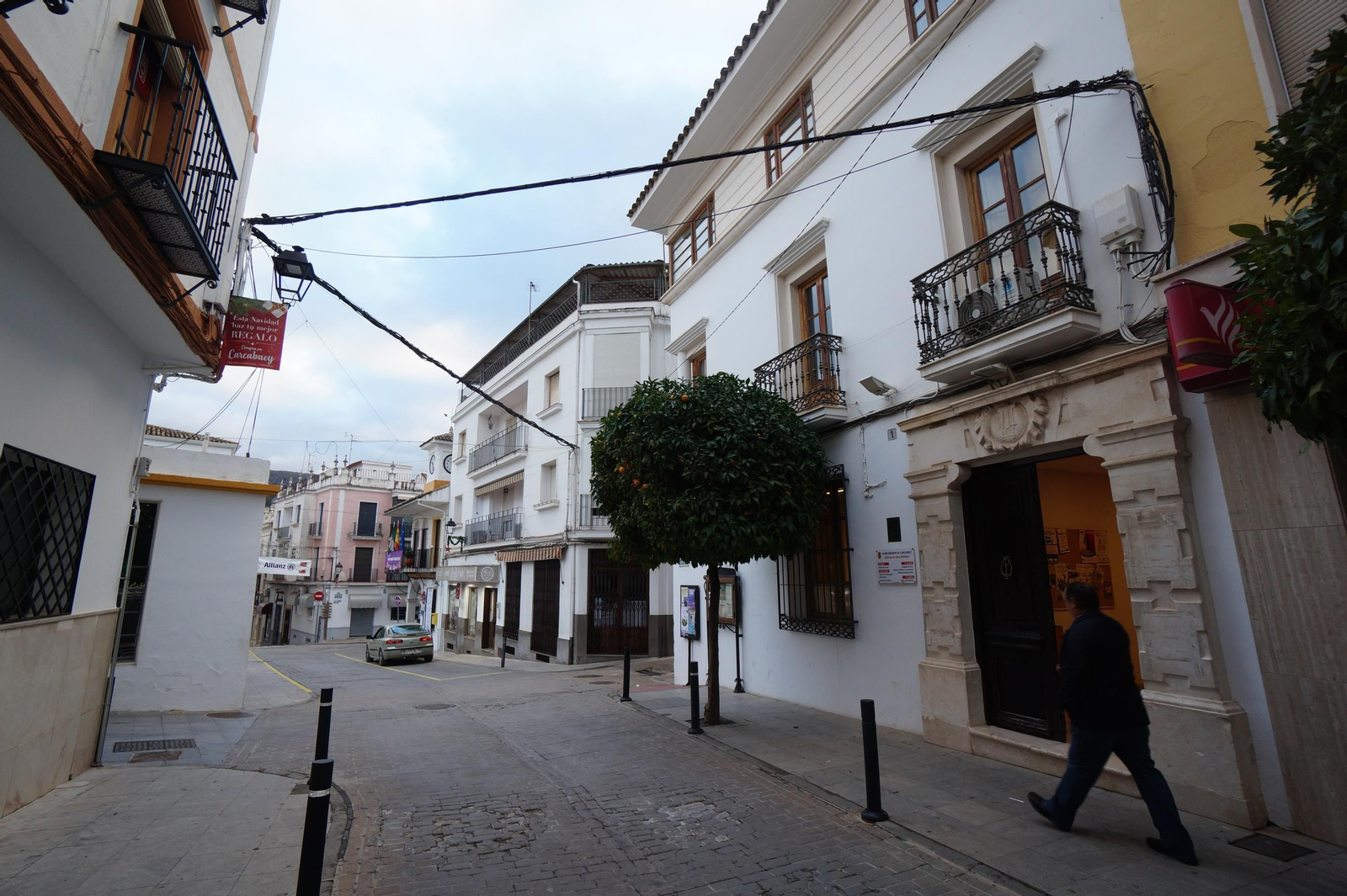 Una calle de Carcabuey.