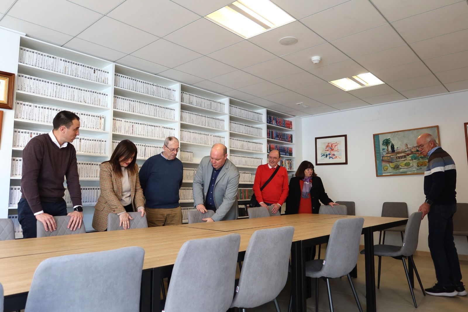 Equipación de las nuevas sillas.