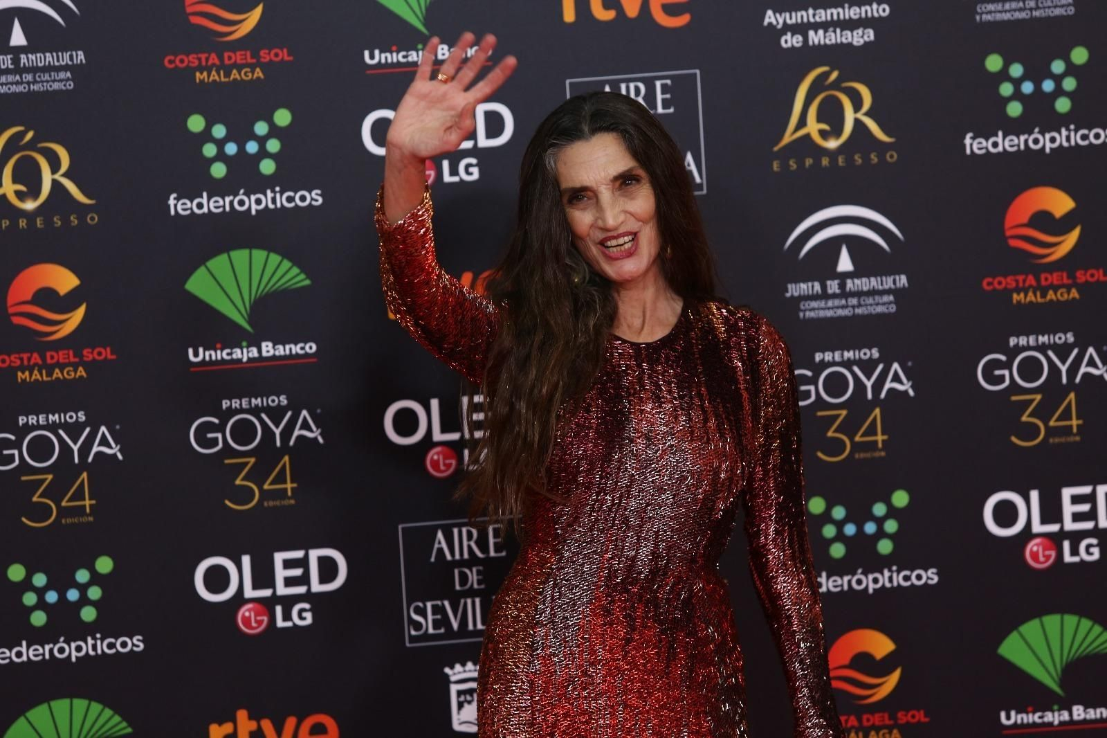 La alfombra roja de los Goya 2020 en Málaga