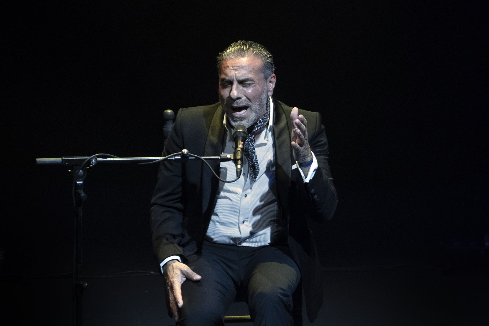 Pedro el Granaíno en el Auditorio de Cartuja.