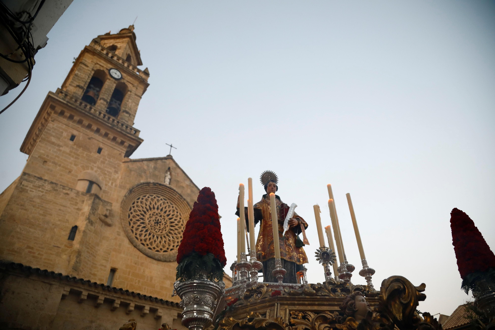 La procesión de San Lorenzo Mártir en Córdoba, en imágenes