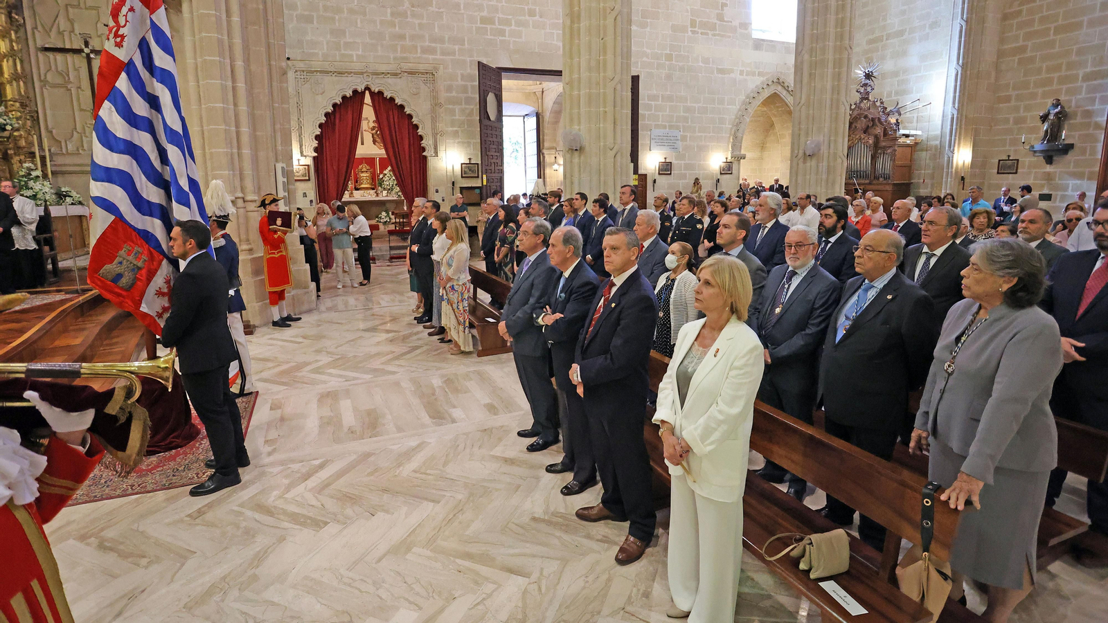 Traslado del Pendón en el día del patrón San Dionisio en Jerez
