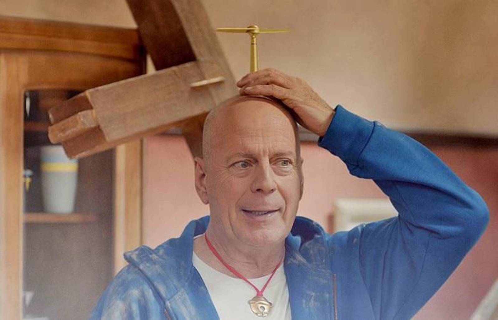 Bruce Willis en el anuncio Bruce Willis en el anuncio