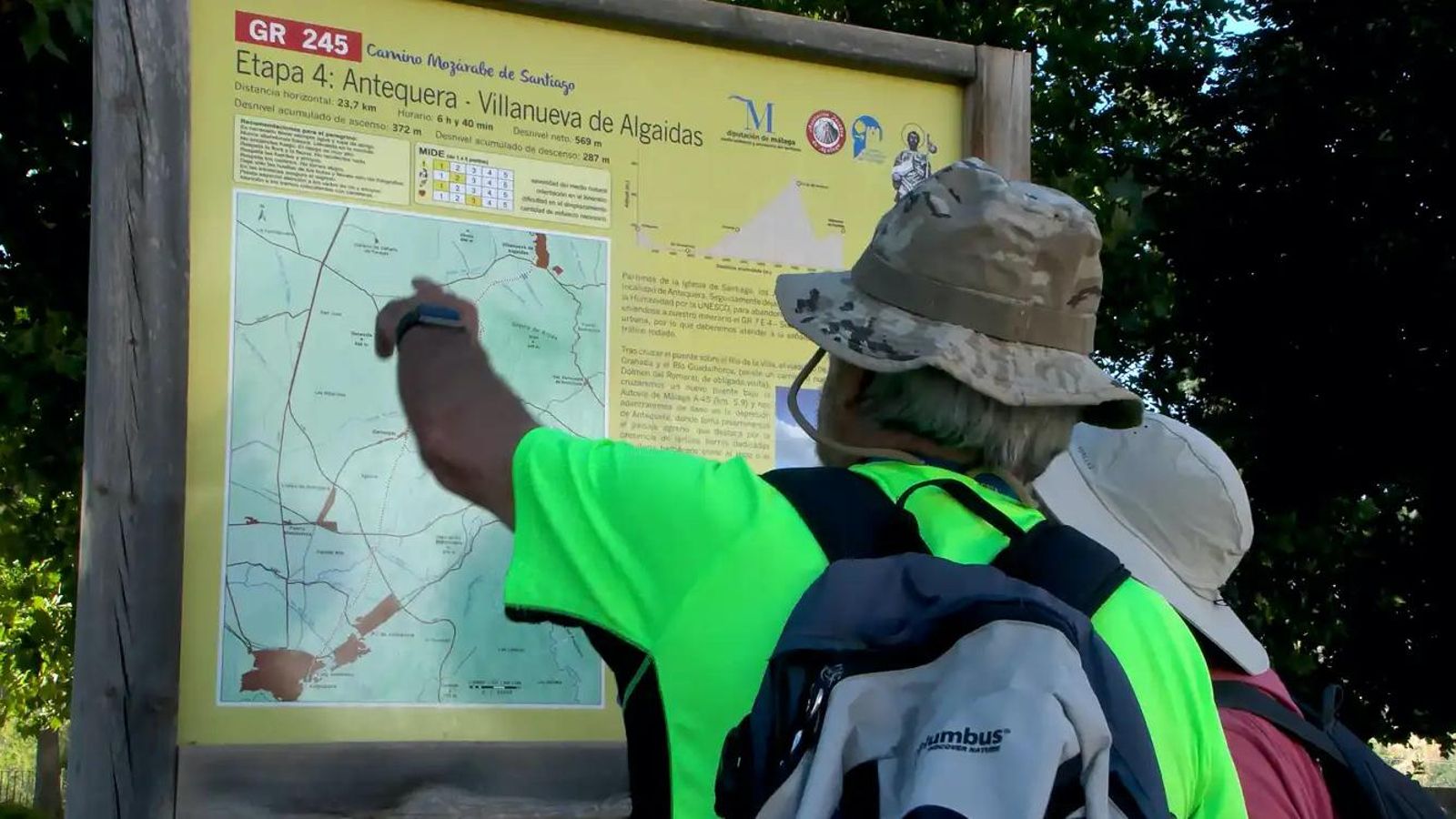 Señalización de la cuarta etapa.