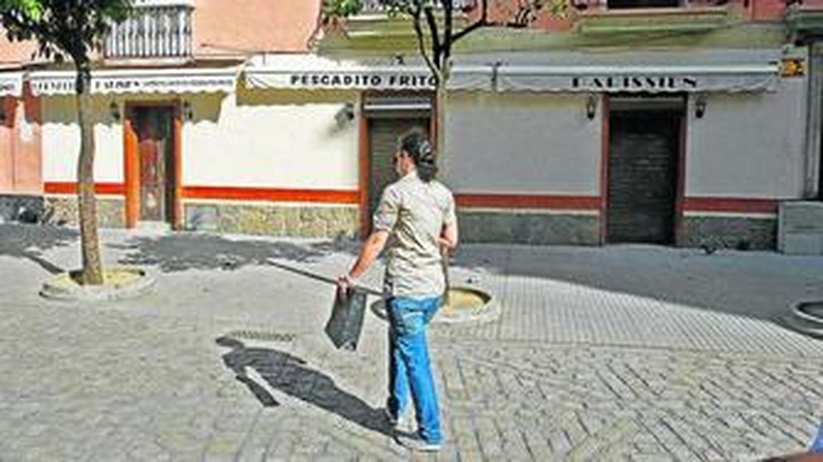 Imagen del Café Parisien, que está sufriendo una importante reforma.