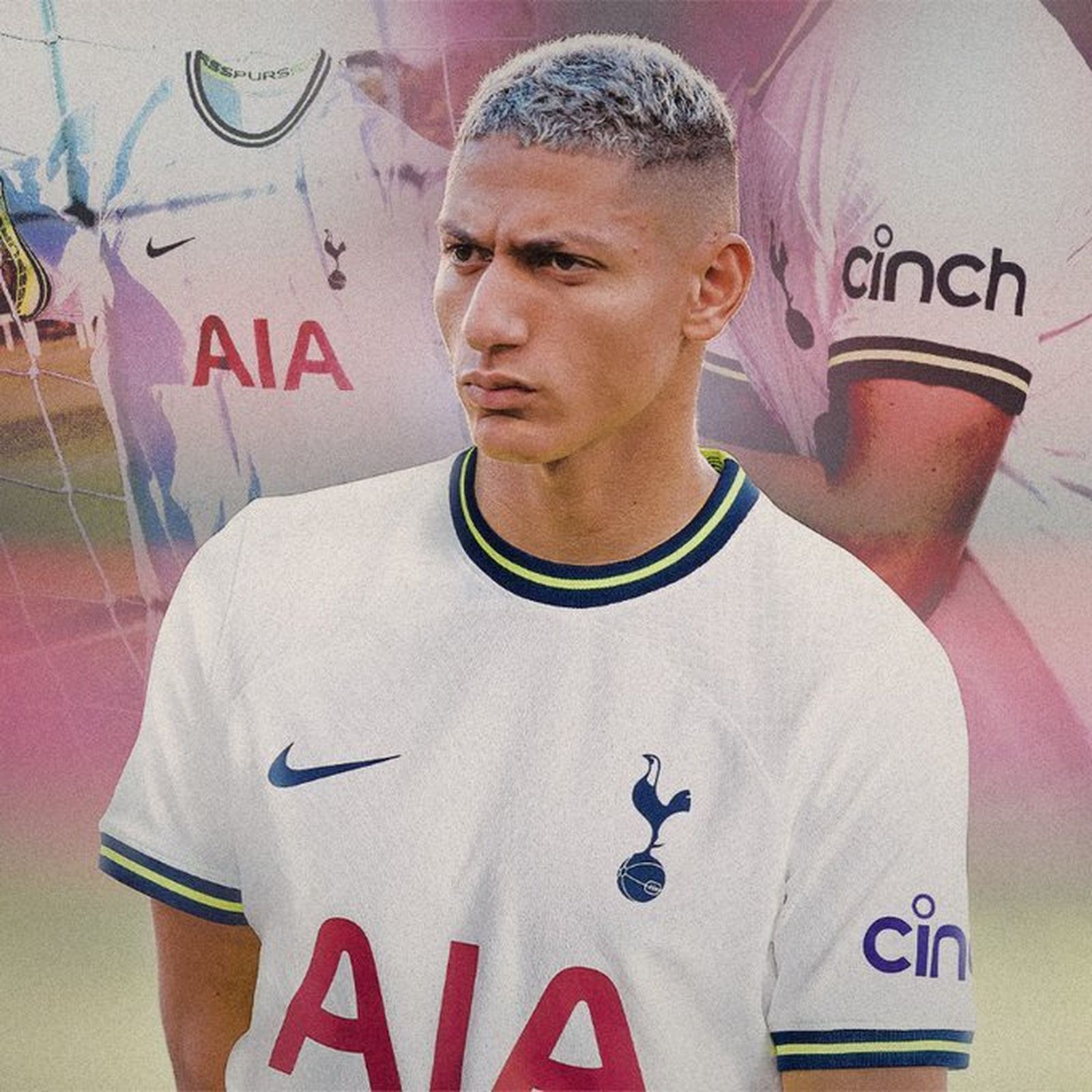 Imagen del club de Richarlison y la camiseta 'Toffee'