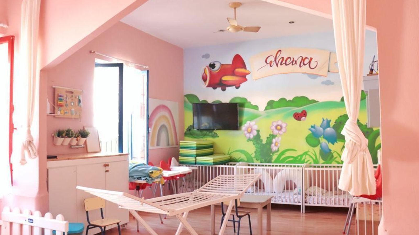 Una de las aulas de la Escuela Infantil Ohana de Málaga.