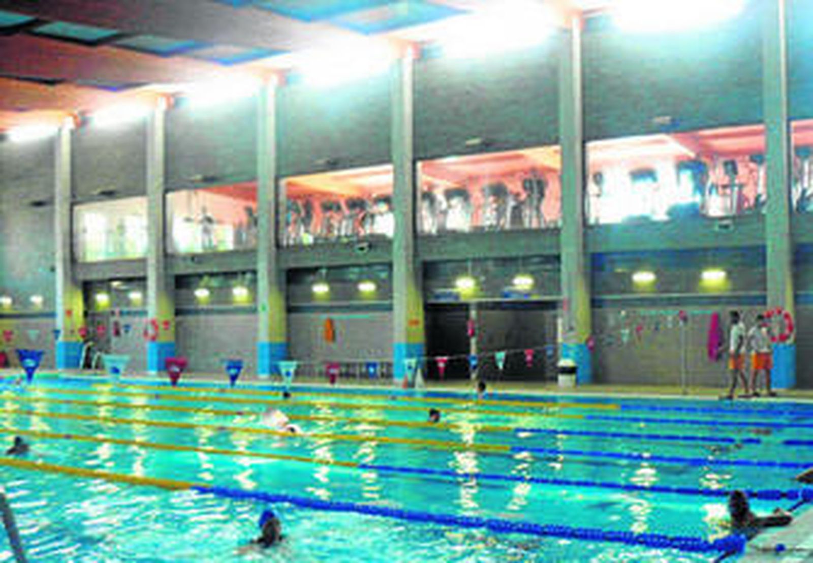 La piscina del complejo deportivo 'Rafael Florido'.