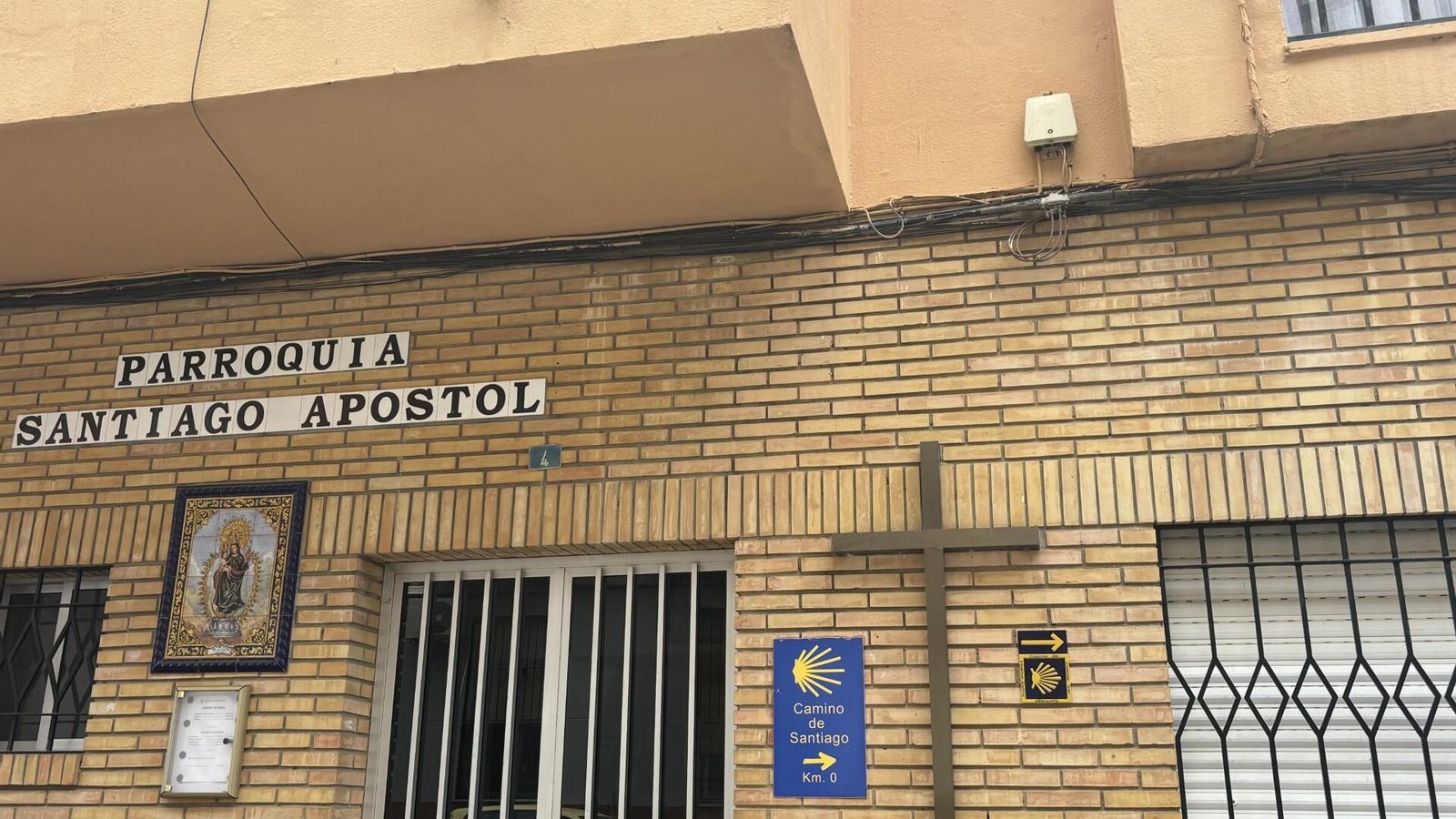 Parroquia Santiago Apóstol - Señalética Camino de Santiago.