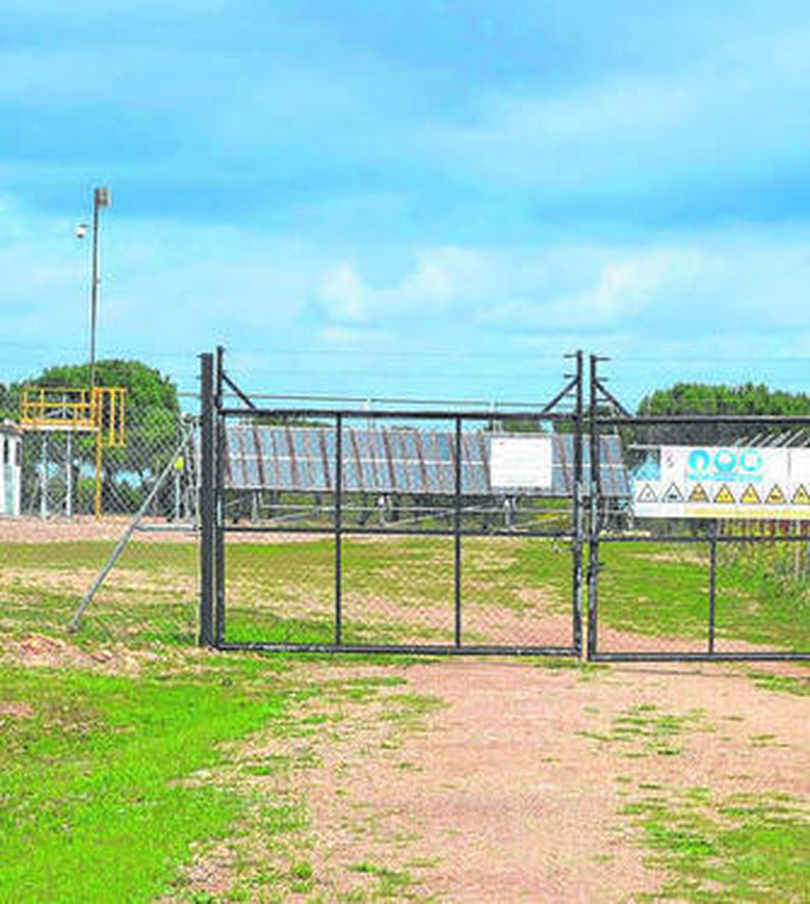 Instalaciones de la empresa Gas Natural en el Saladillo.