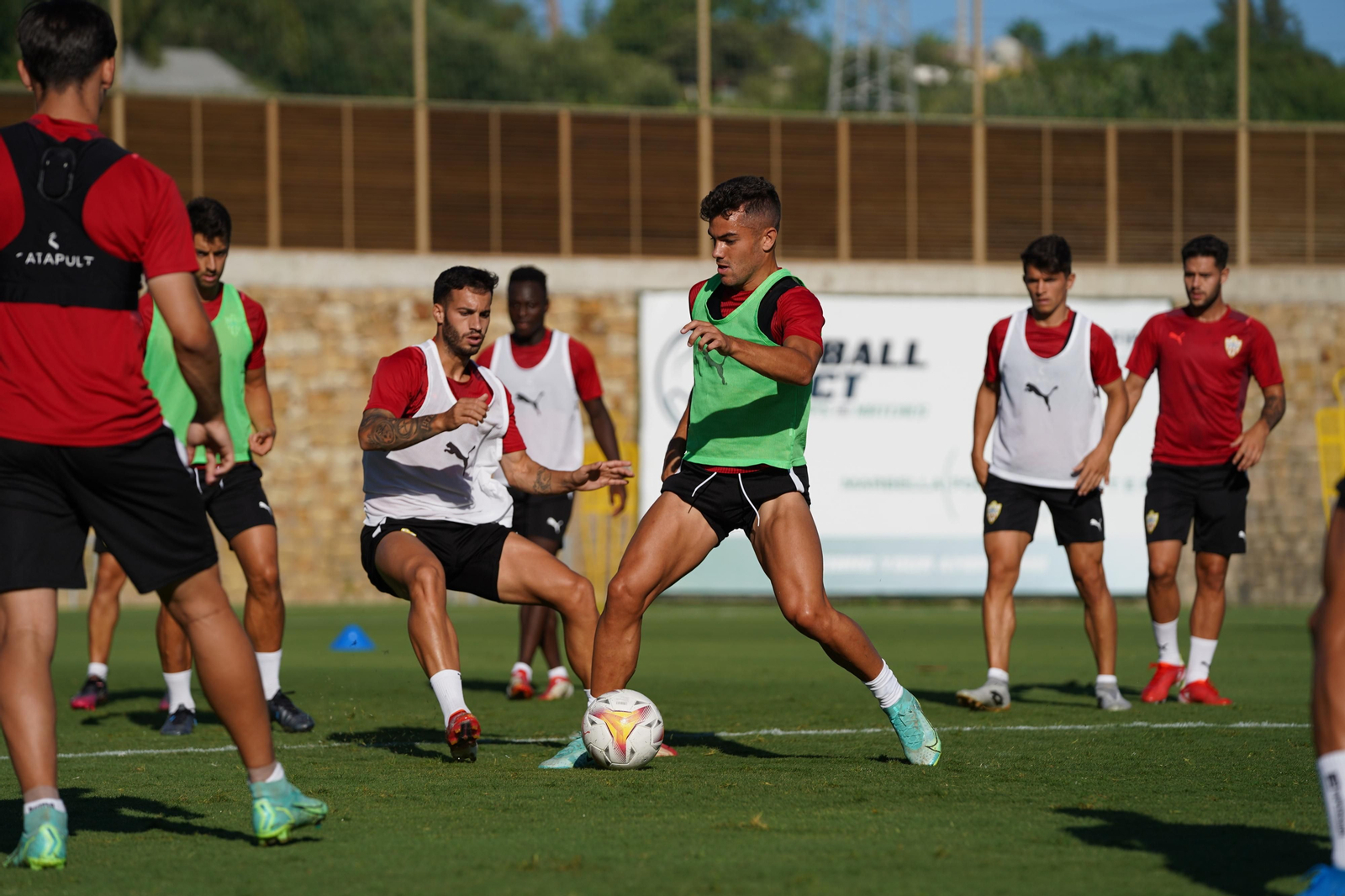 Entrenamiento del Almería, sábado 7
