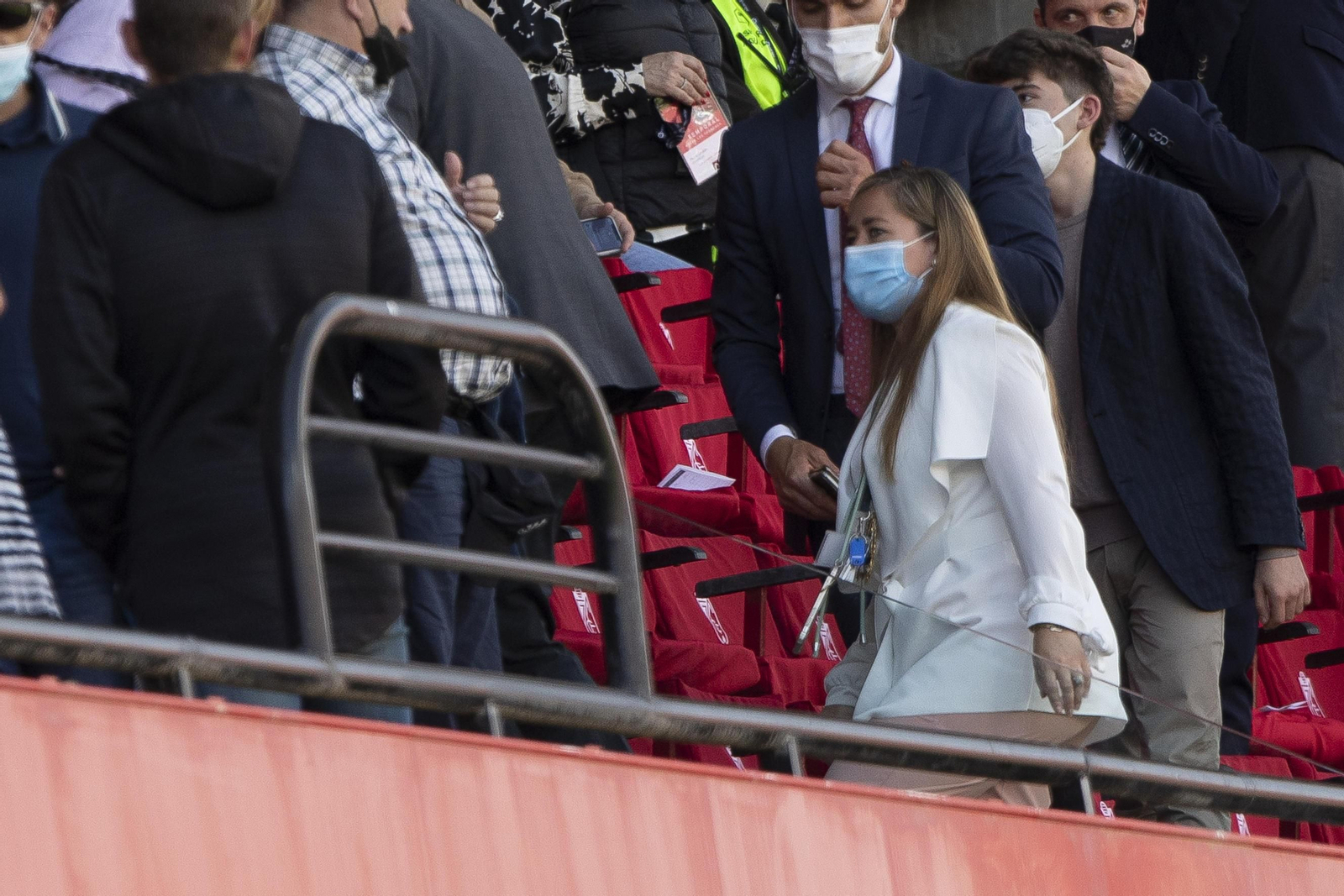 La directo general del Granada CF, Patricia Rodríguez, escuchó la petición de la afición para que se marche de la entidad.