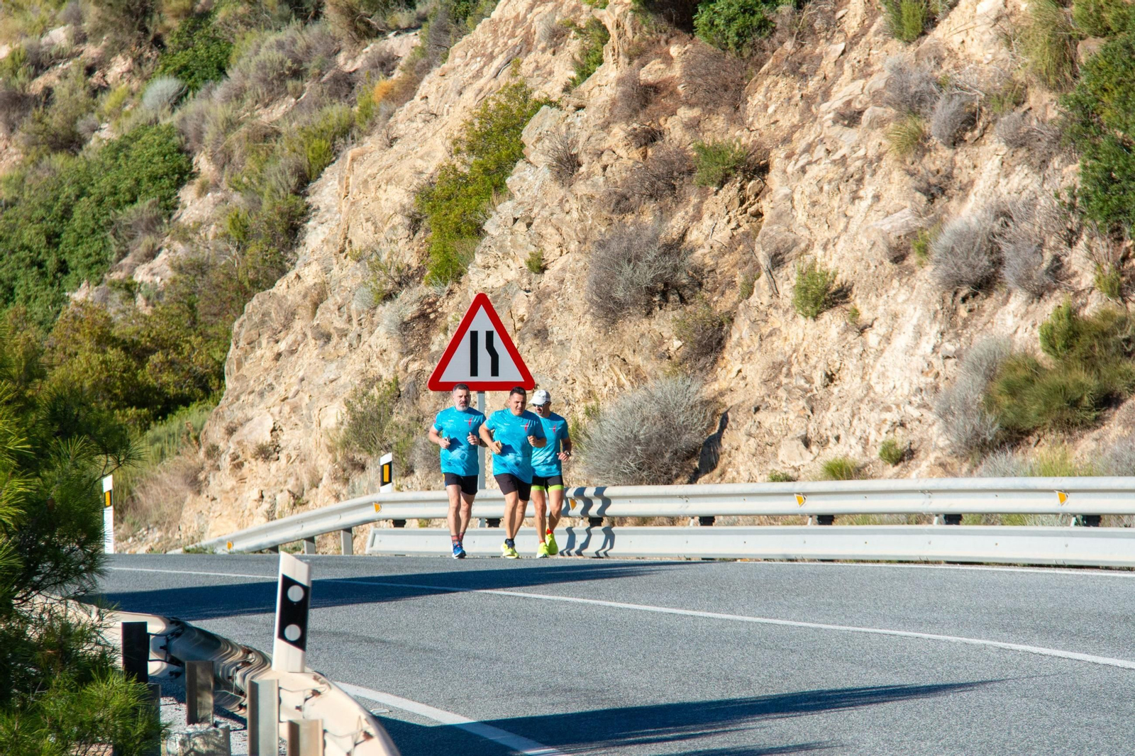 Parte del equipo granadino durante el reto.