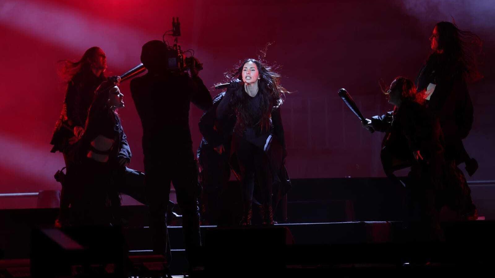 Mala Rodríguez en un momento de su actuación.