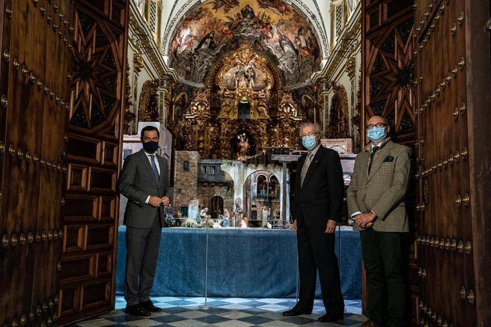 El nacimiento de la Asociación de Belenistas de Jerez en el Palacio San Telmo.