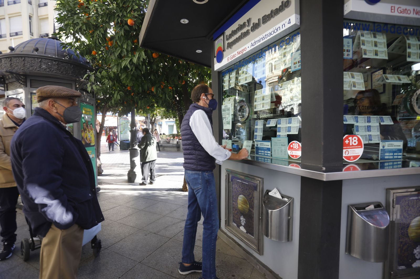 Venta de Lotería en Las Tendillas.
