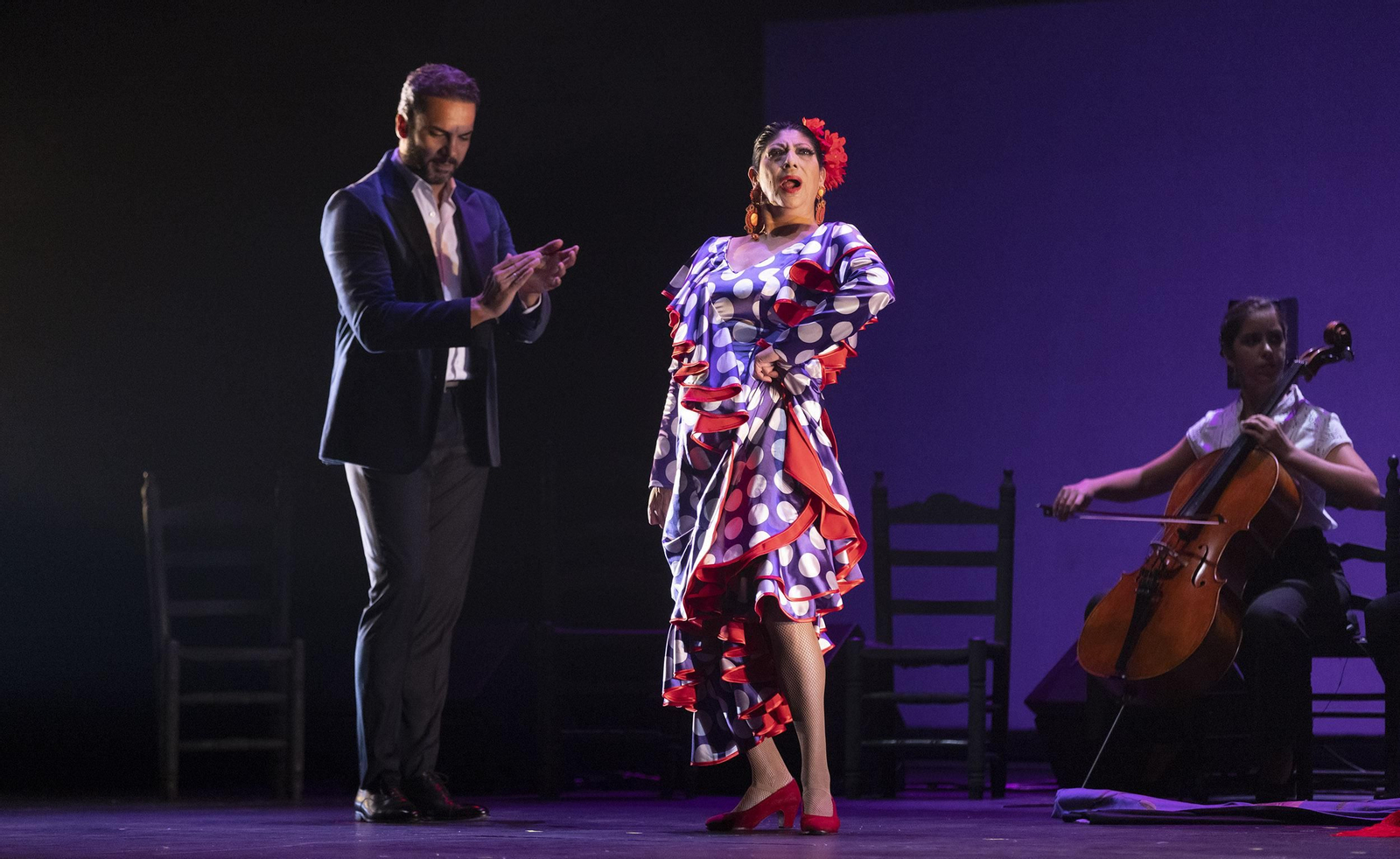 Manuela Carrasco en la Bienal de Sevilla