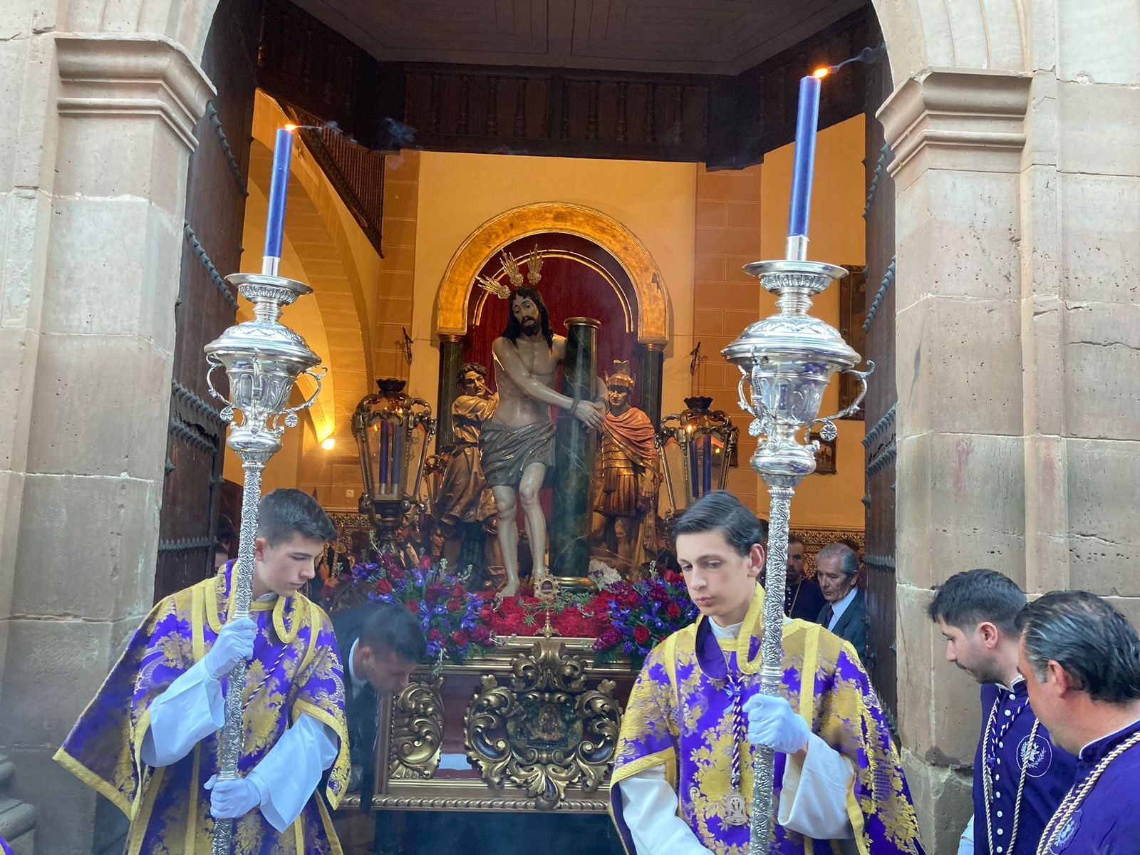 Martes Santo en Montoro: La Vera Cruz, el Imperio Romano y la Flagelación, en imágenes