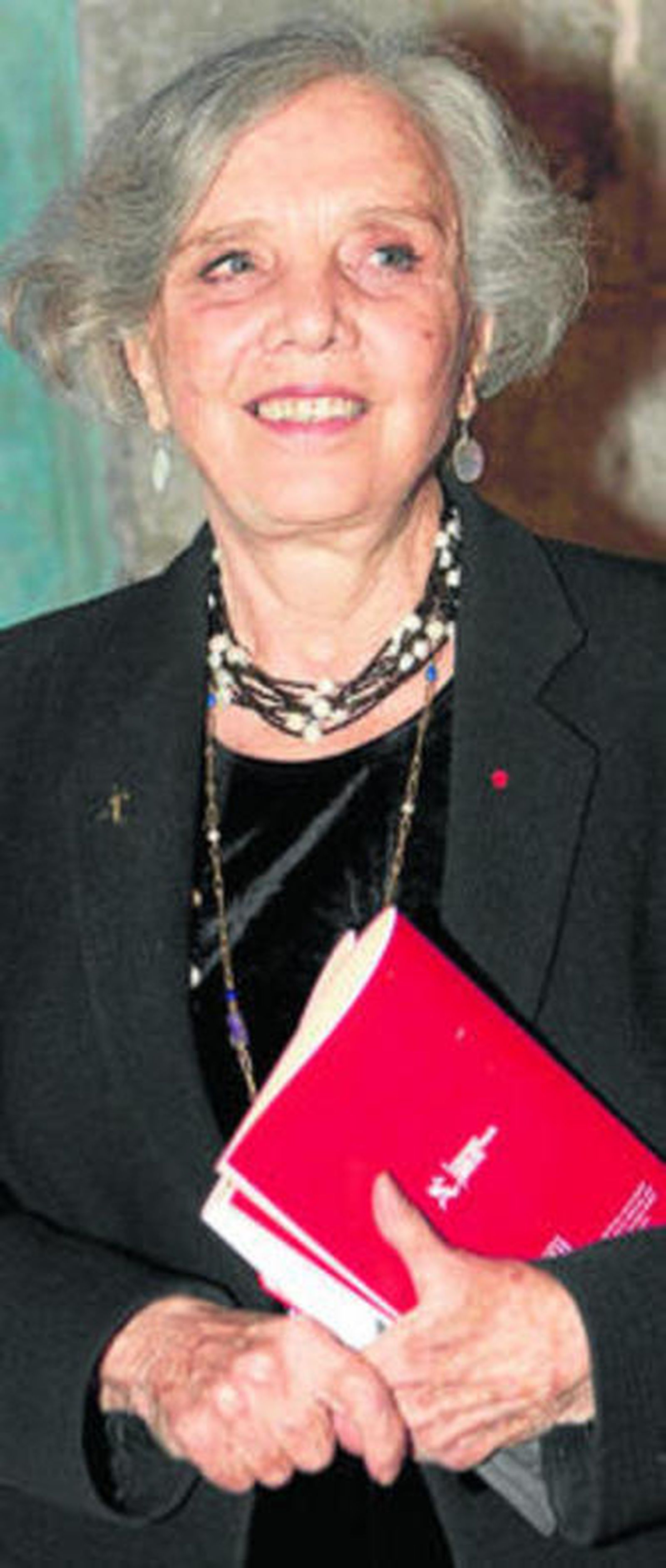 La escritora mexicana Elena Poniatowska, ayer en Barcelona.