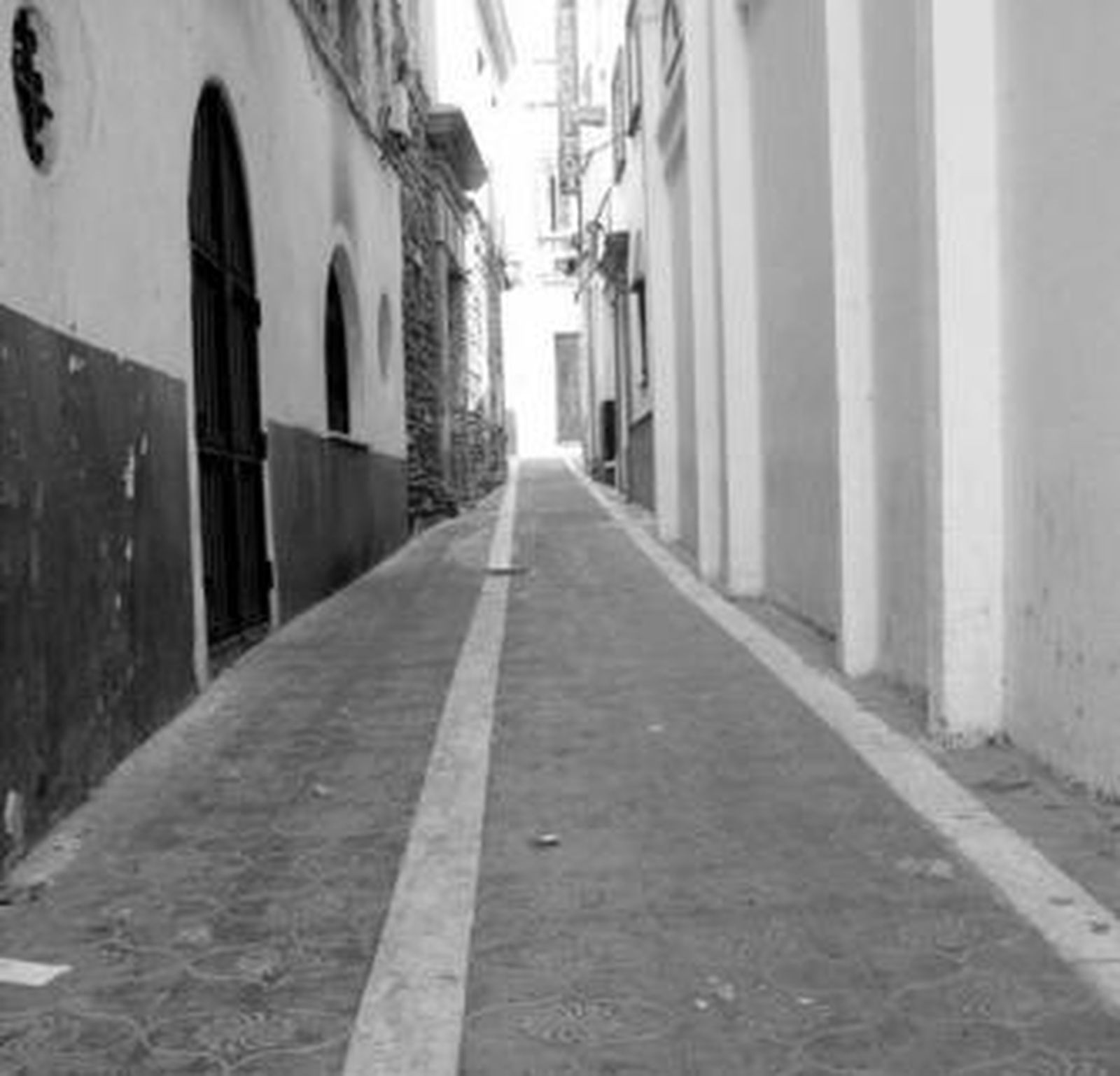 Una calle de Tarifa.
