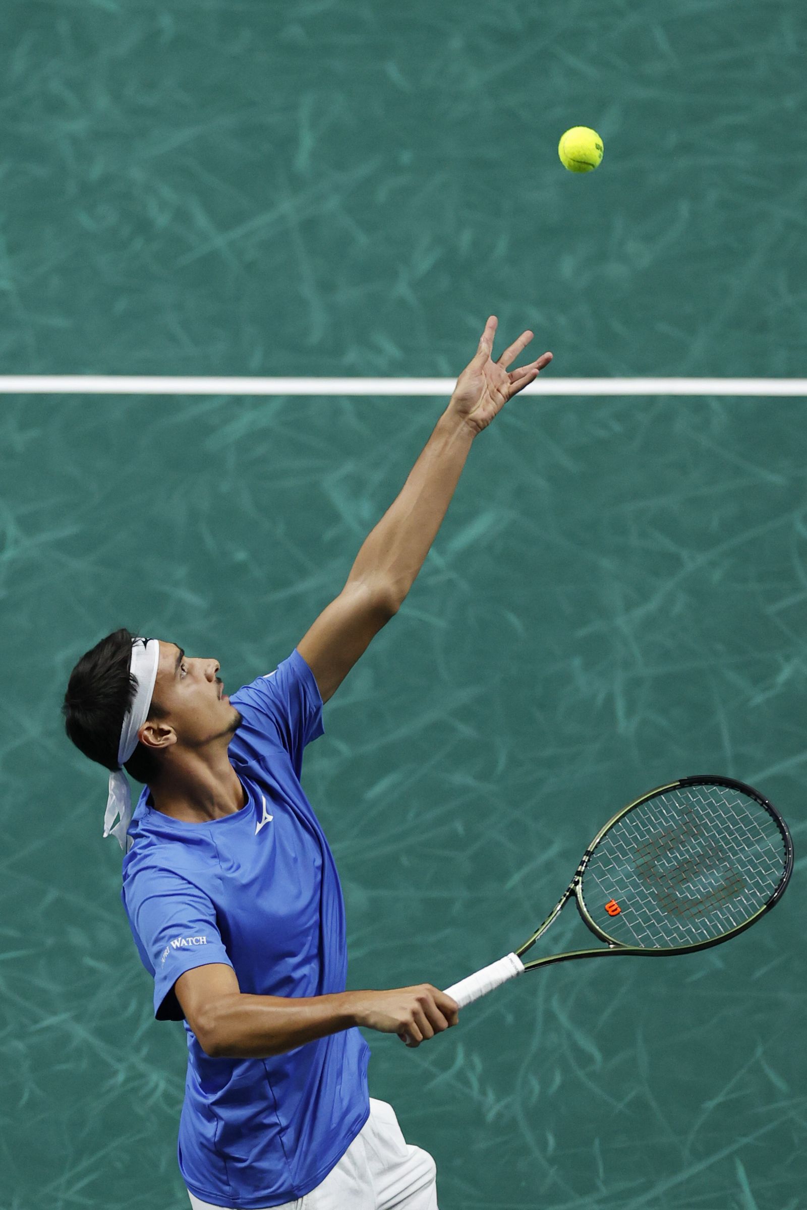 Denis Shapovalov - Lorenzo Sonego, en la Copa Davis de Málaga