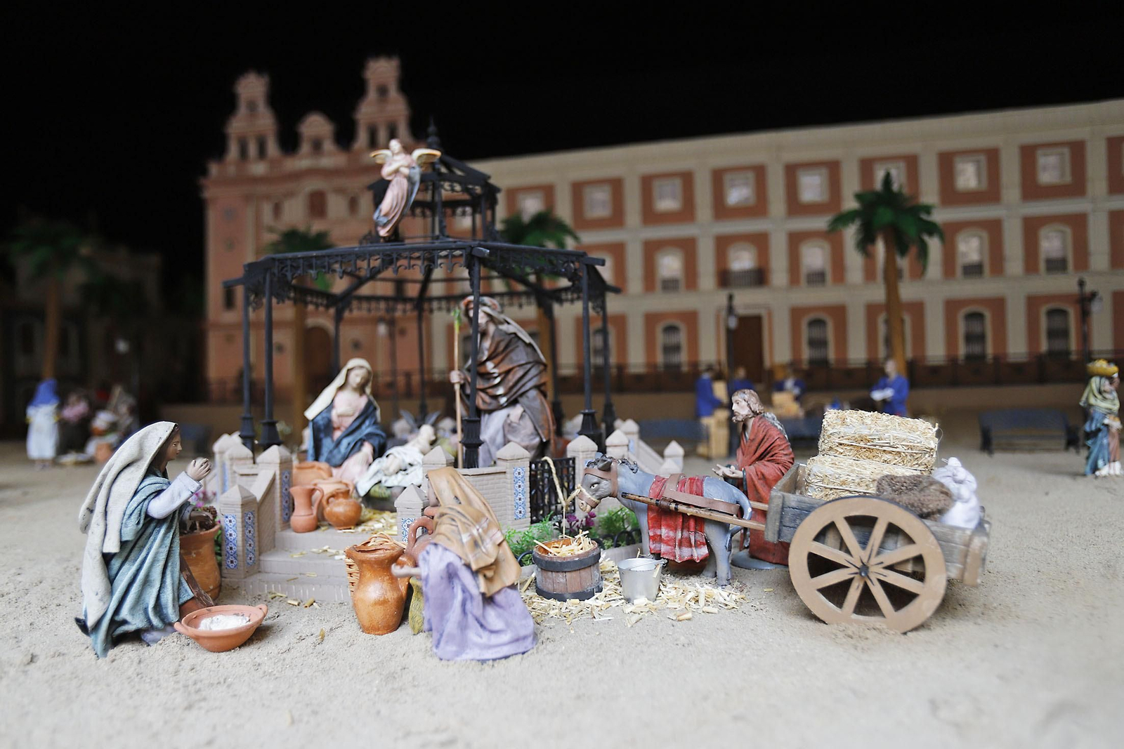 Imágenes del Belén del Ayuntamiento de Huelva