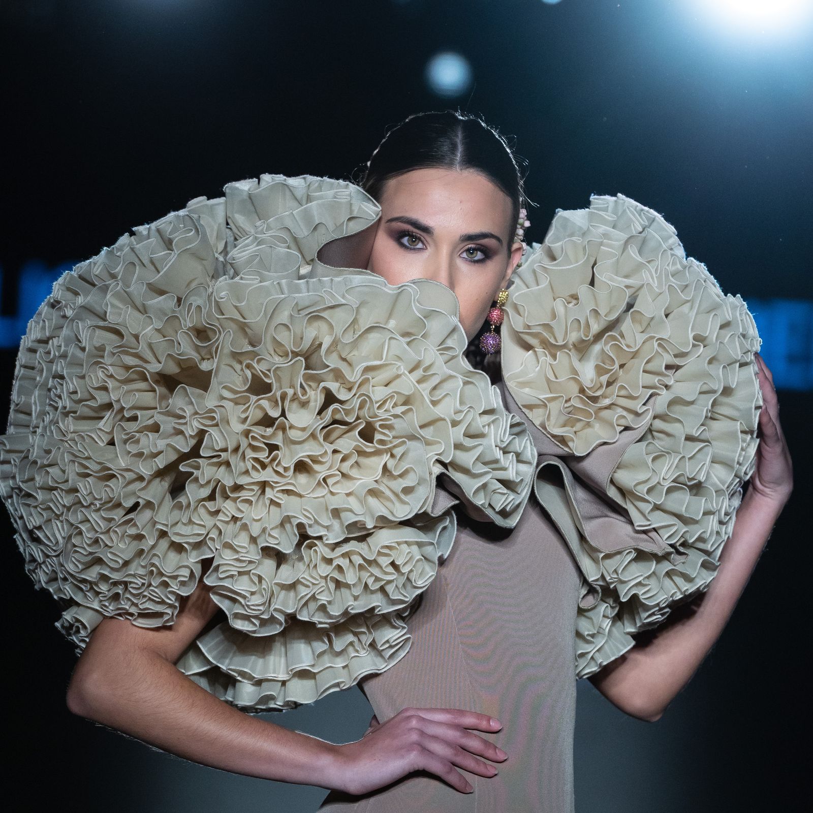 Uno de los diseños de Alicia Suárez, ganadora del Certamen de Diseñadores Noveles de We Love Flamenco 2022.