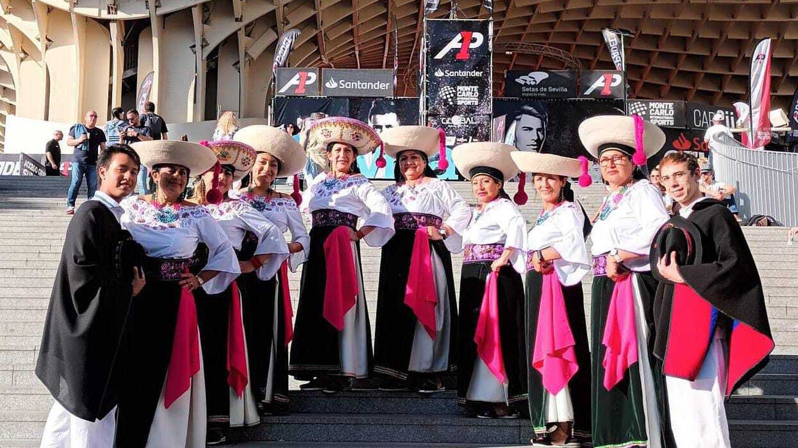 Una de las actividades organizada por la comunidad ecuatoriana en Sevilla.