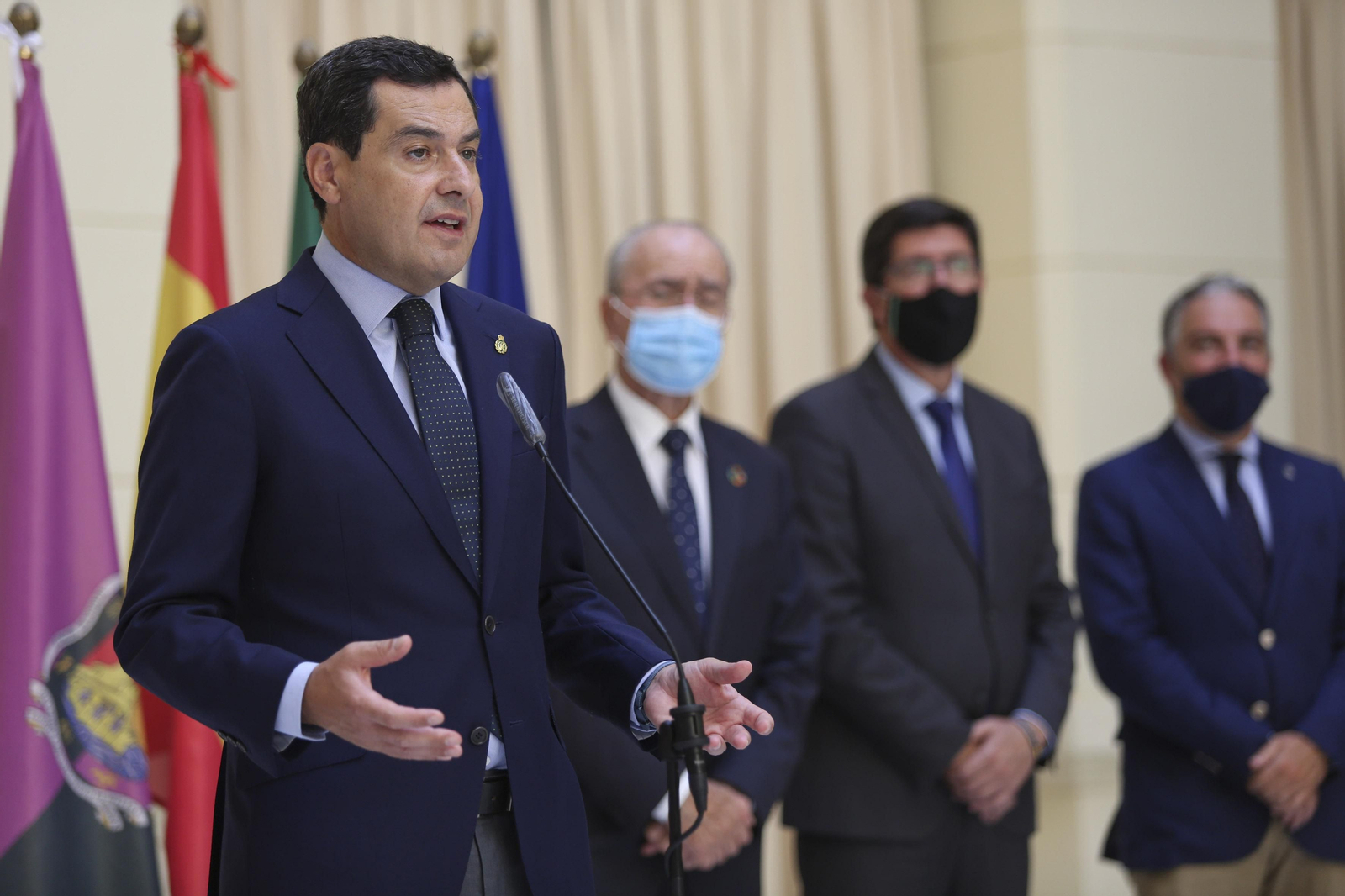 Fotos de los actos celebrados en Málaga en homenaje a José María Martín Carpena.