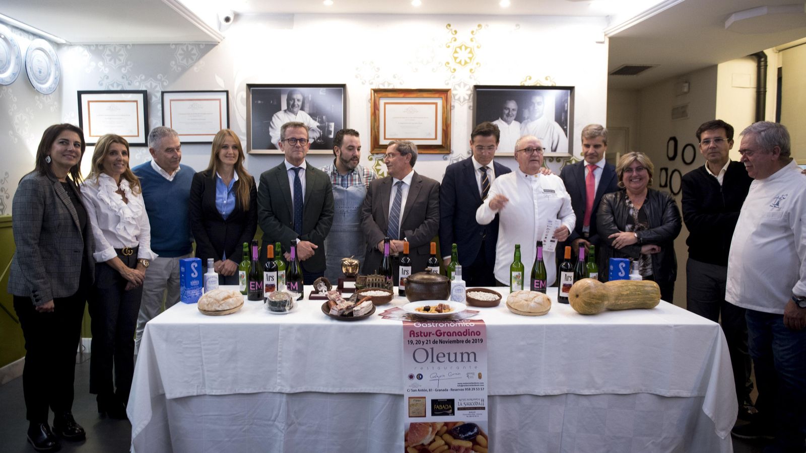 Presentación del gran evento culinario de Oleum con las autoridades