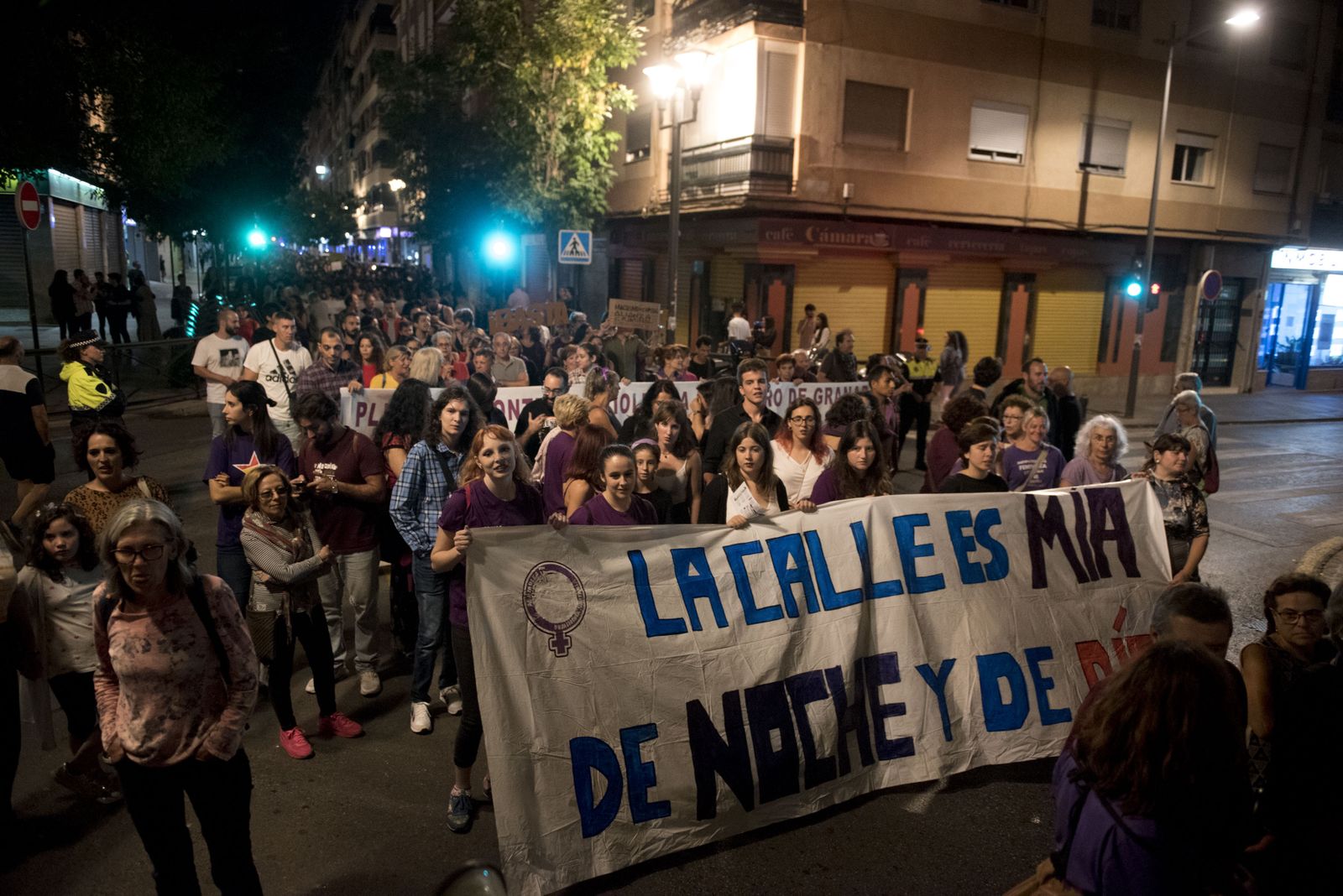 Imágenes de la manifestación por la 'emergencia feminista'