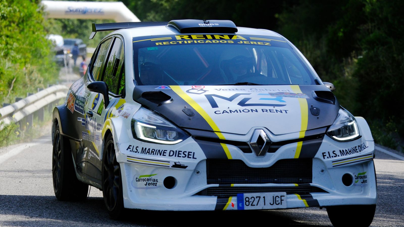 Francisco Javier Reina, tercero en el Rally Ciudad de Jerez. Francisco Javier Reina, tercero en el Rally Ciudad de Jerez.