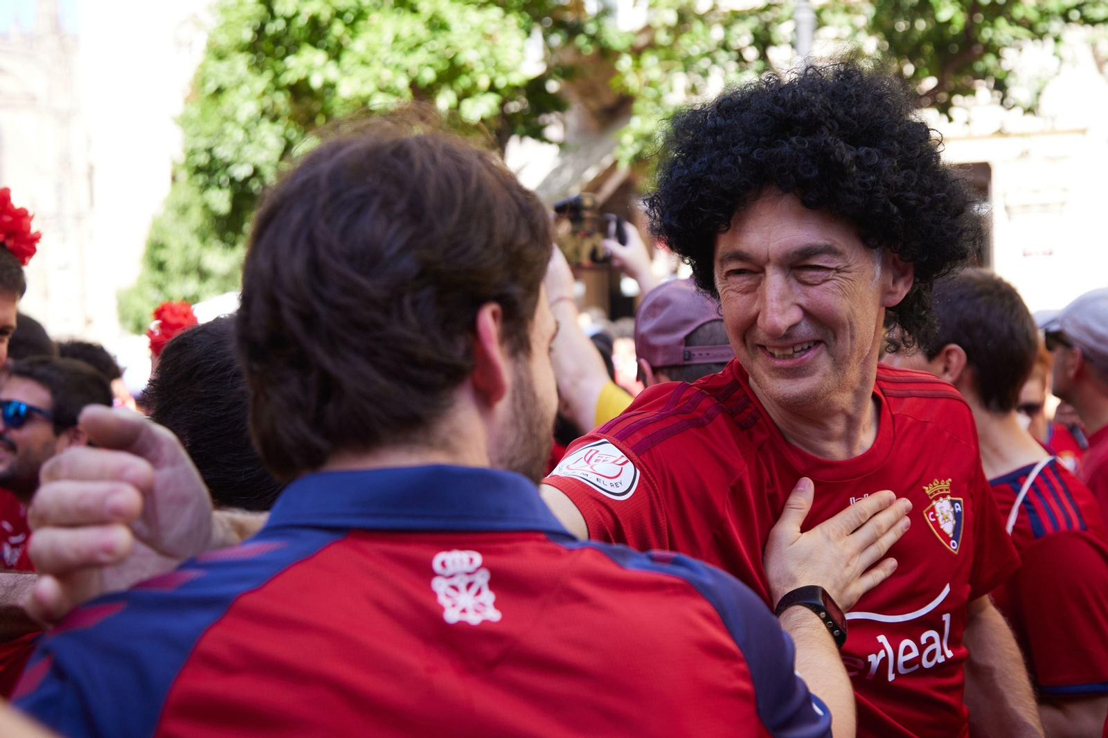 Las fotos de aficionados de Real Madrid y Osasuna el día de la final de Copa en Sevilla
