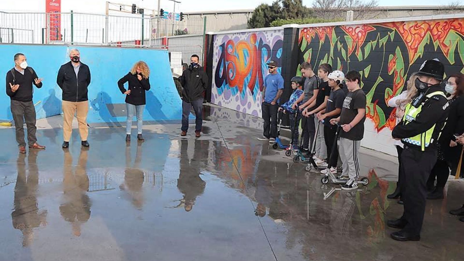 Reapertura del skatepark de Gibraltar.