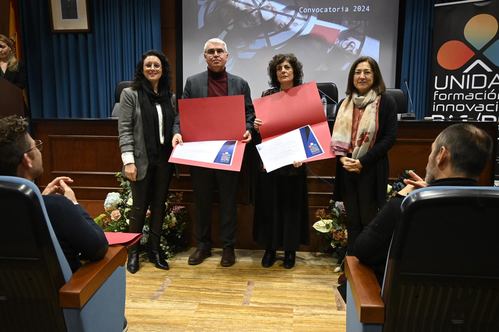 Premios a la Excelencia Docente 2024 y los Premios 'Gerardo Rojas' de Proyectos de Intercambio entre Empresas e Instituciones, en imágenes