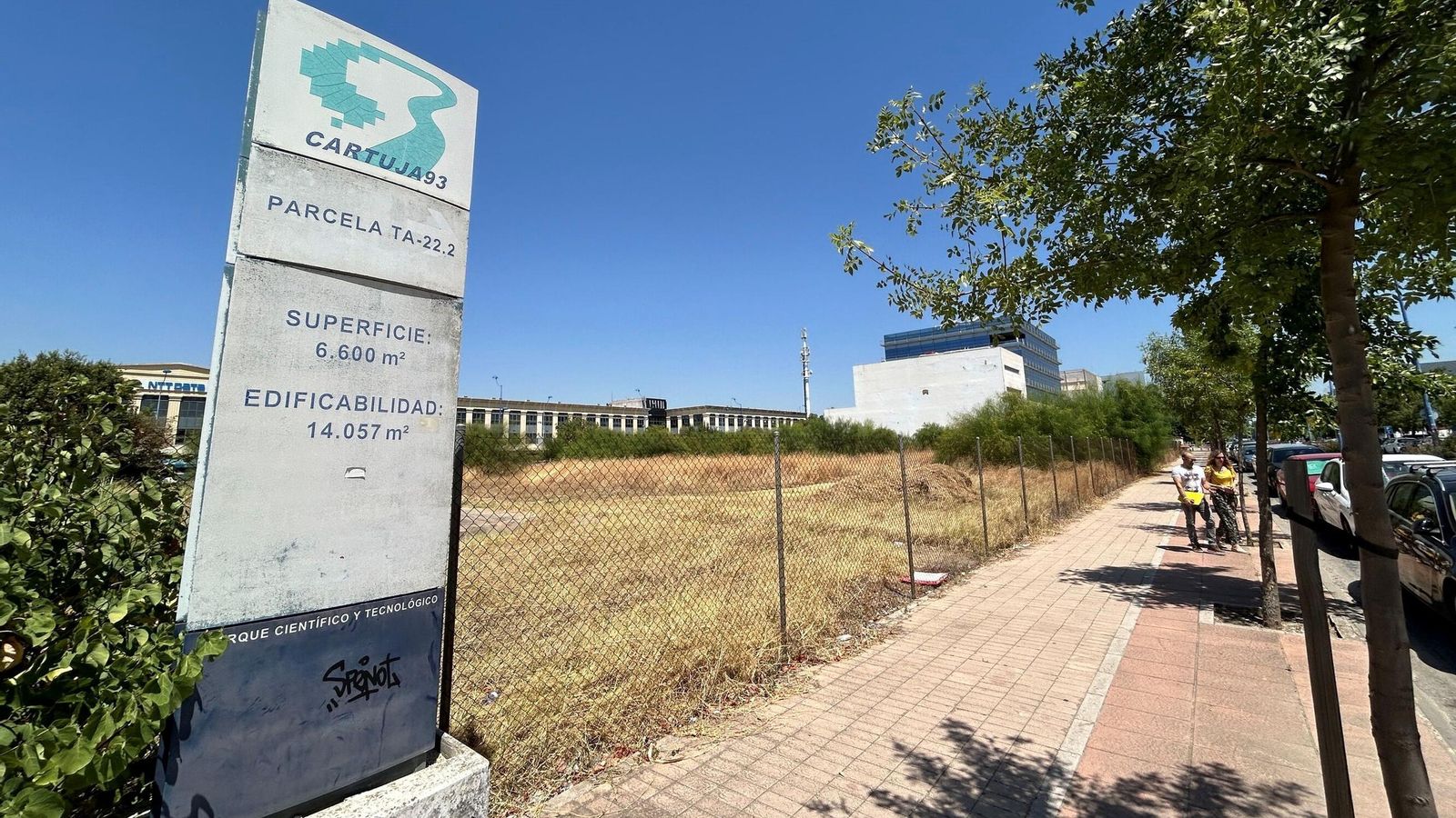 Otra perspectiva de los terrenos donde se proyecta la macro-residencia.