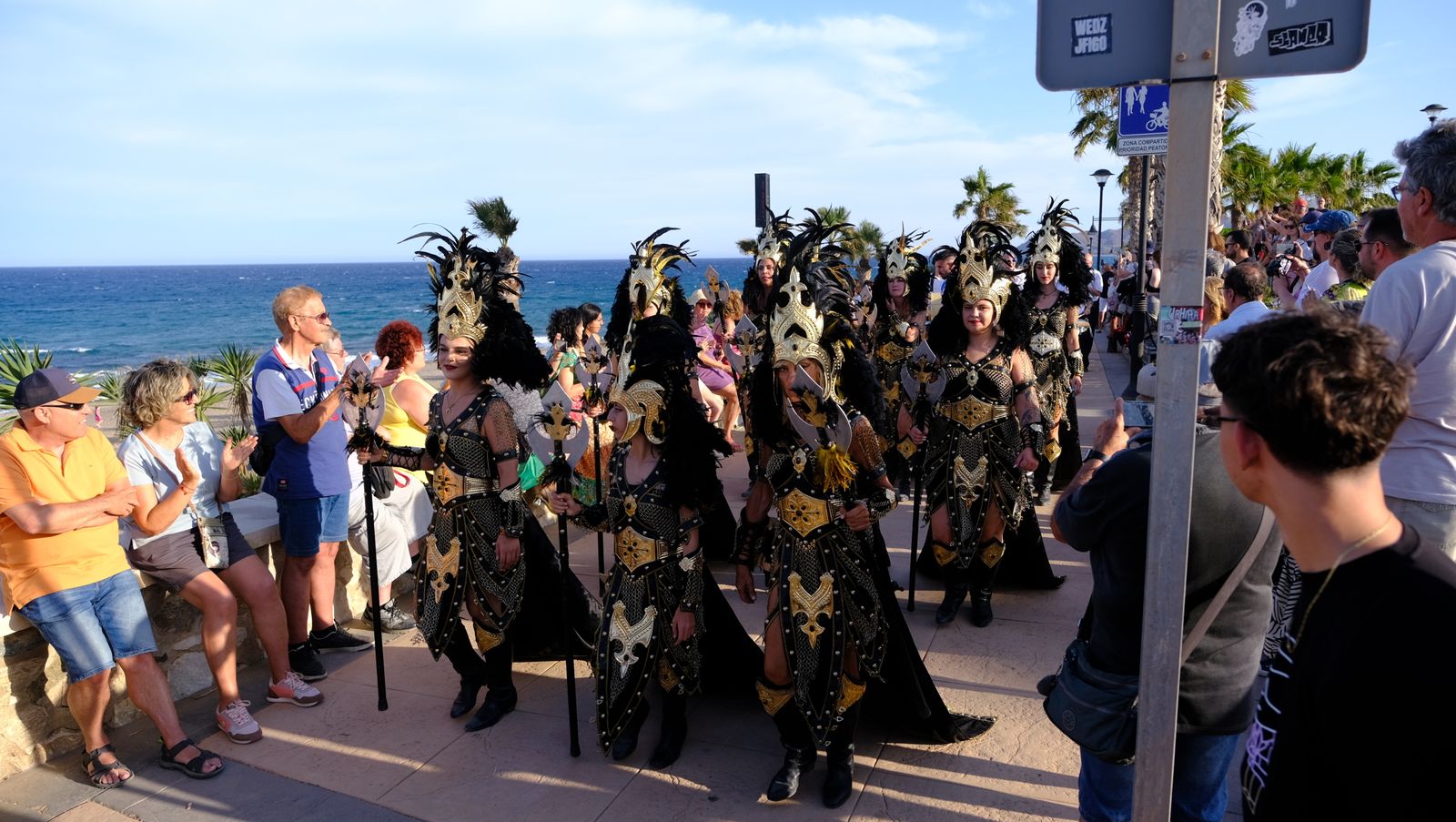 Moros y Cristianos de Mojácar en la Playa del Lance, en imágenes