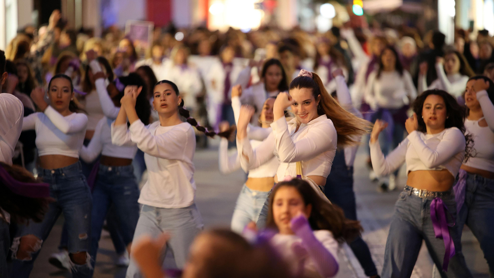 Manifestación en Jerez contra las Violencias Machistas