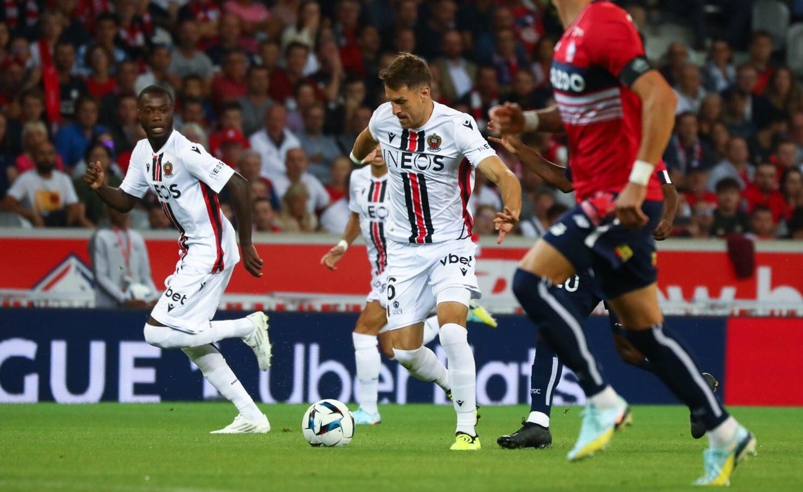 El jugador galés, en un partido reciente con el Niza