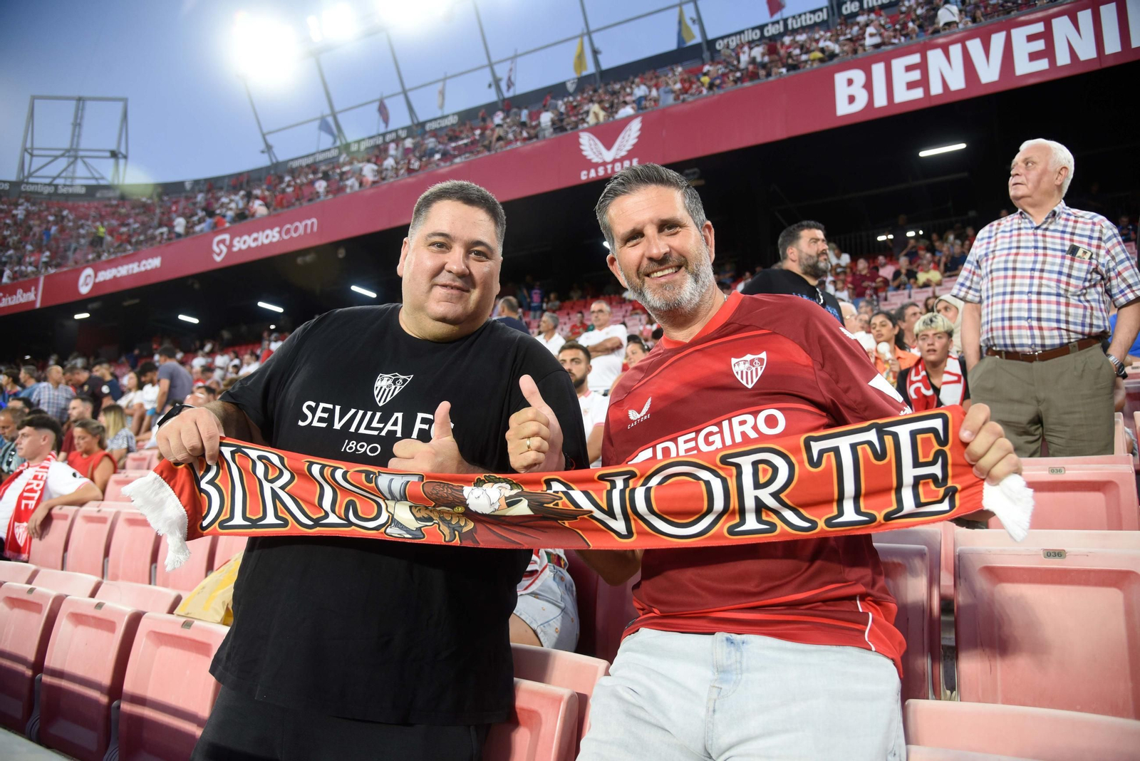 Búscate en las gradas del Pizjuán en el Sevilla Villarreal