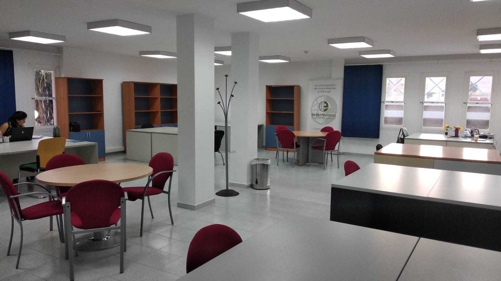 Las oficinas del CADE durante su efímero paso por el albergue juvenil de Inturjoven