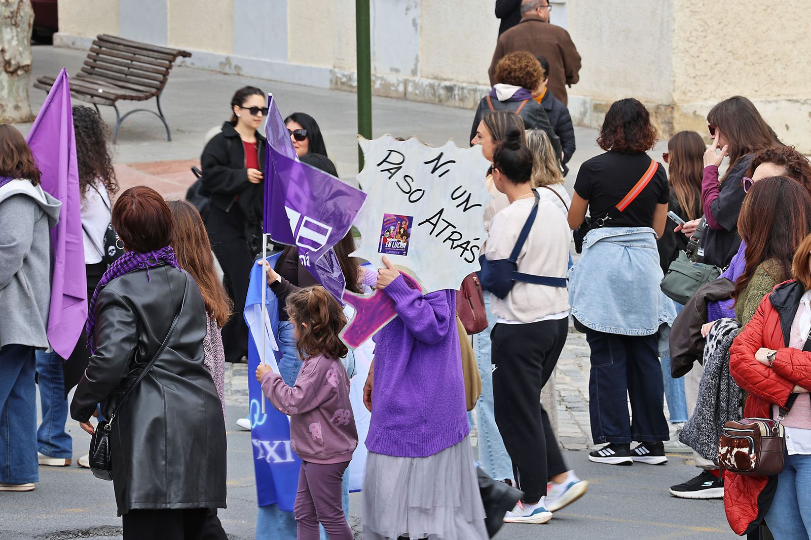 8M: Las fotografías de la manifestación del Día de la Mujer